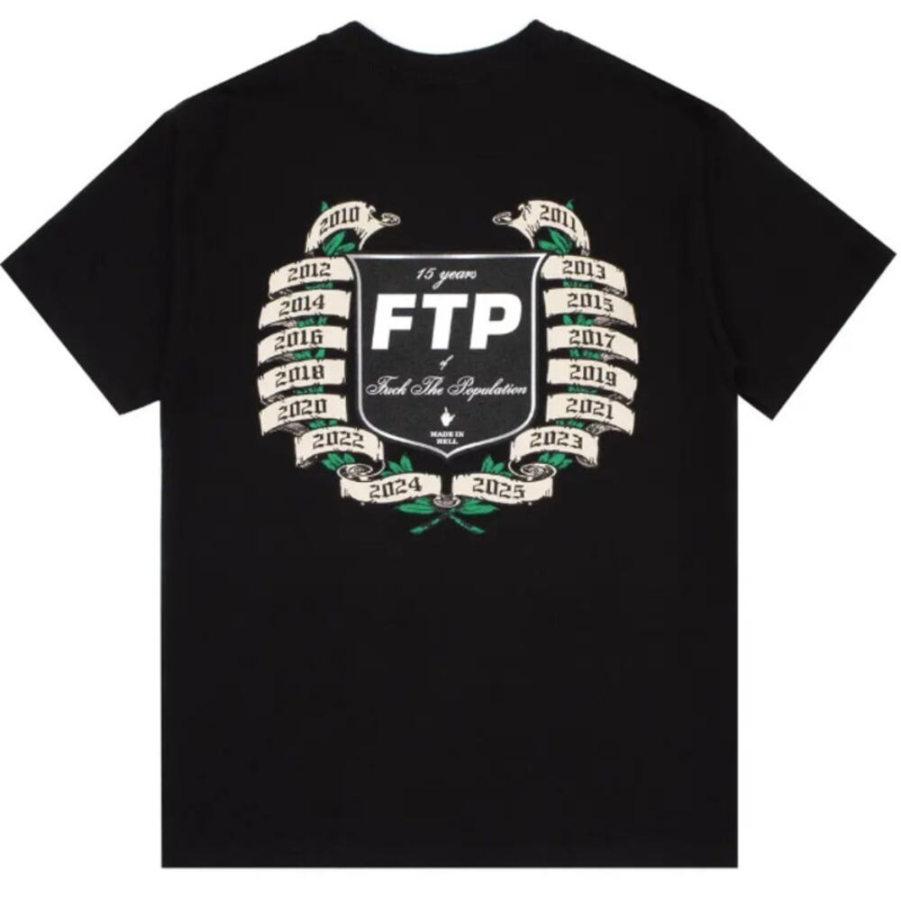 FTP 15 Year Anniversary Logo Tee Black Large NEW $uicideboy$